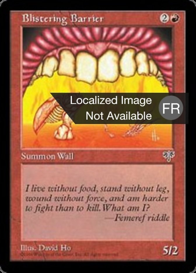 image Barrière incandescente