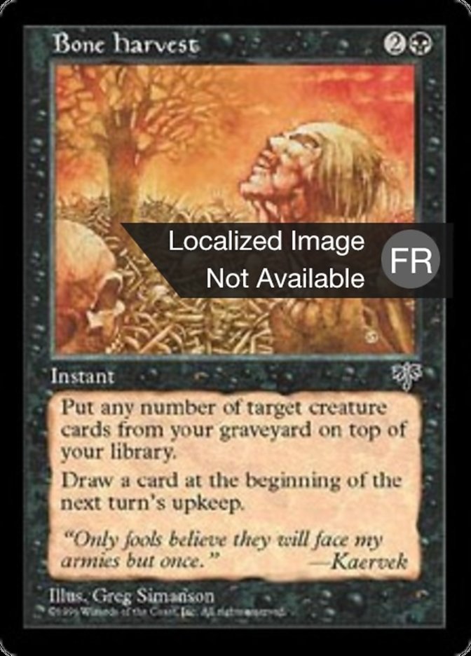 image Récolte des ossements