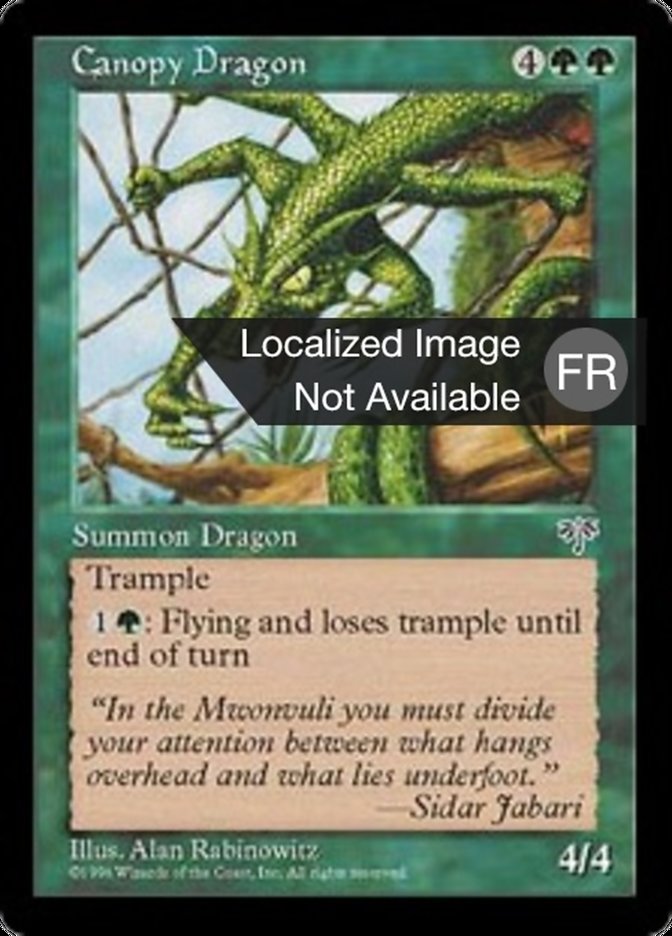 image Dragon de la canopée