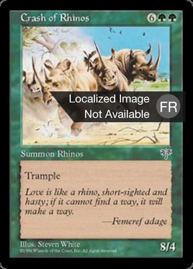 image Déferlante de rhinocéros