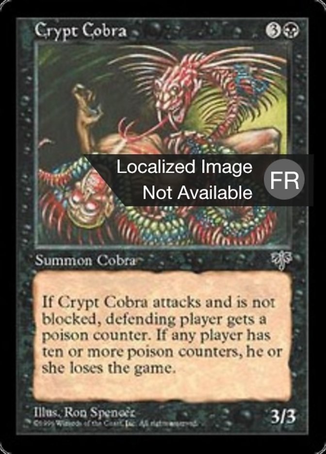 image Cobra des cryptes