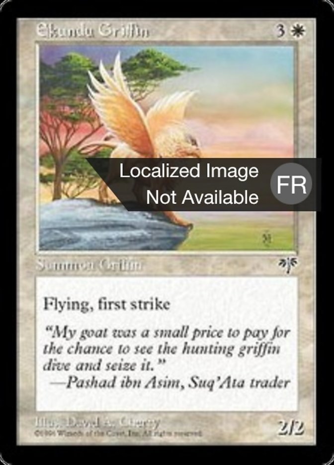 image Griffon de l'Ekoundou