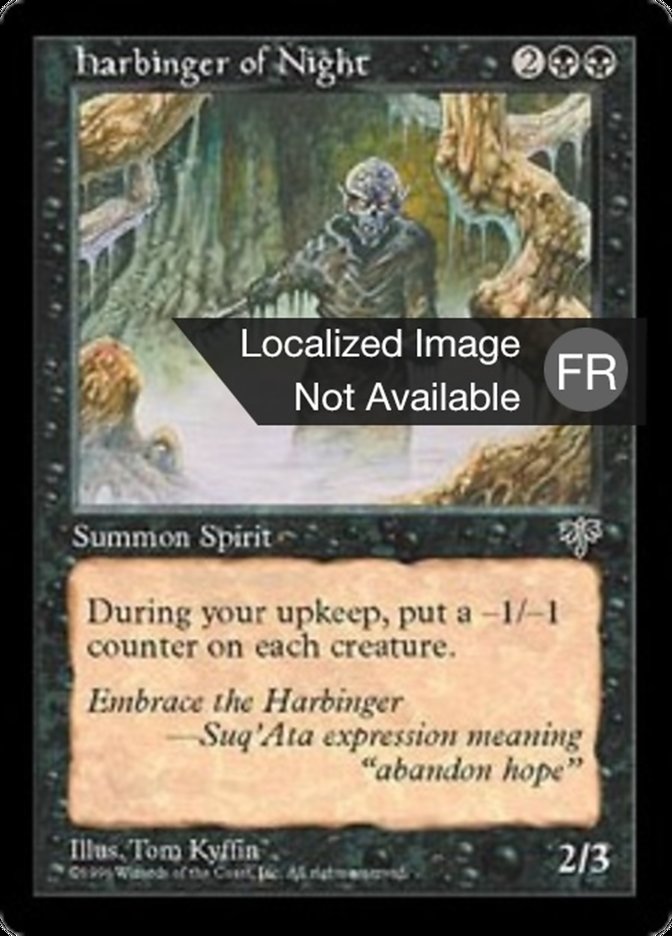 image Annonciateur de la nuit