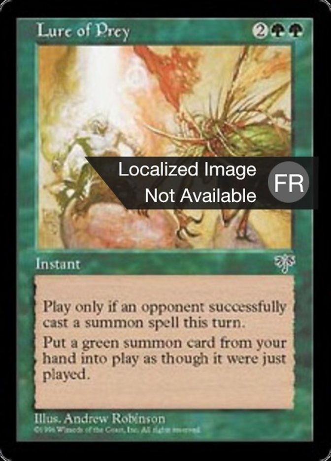 image Proie trompeuse