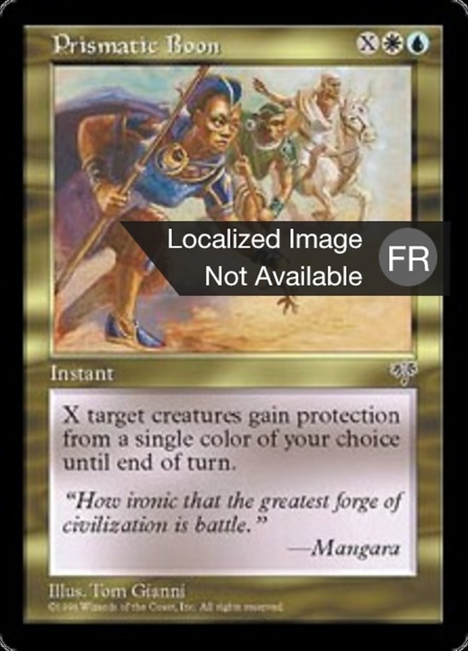 image Faveur prismatique