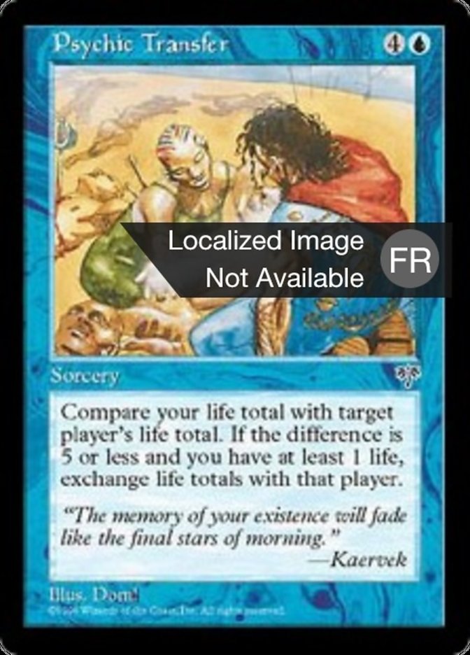 image Transfert psychique