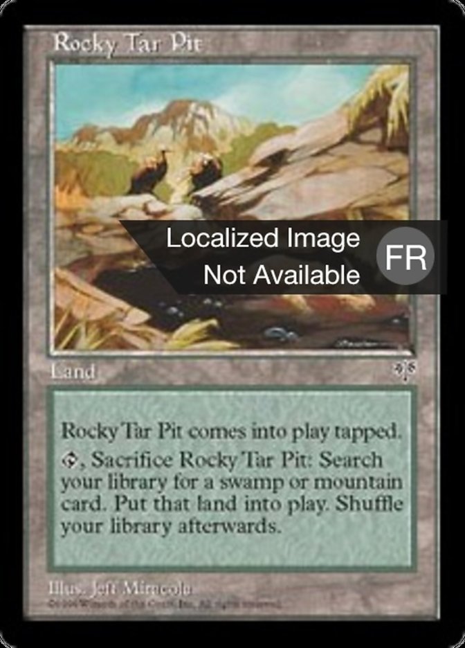 image Fosse d'huile de roche