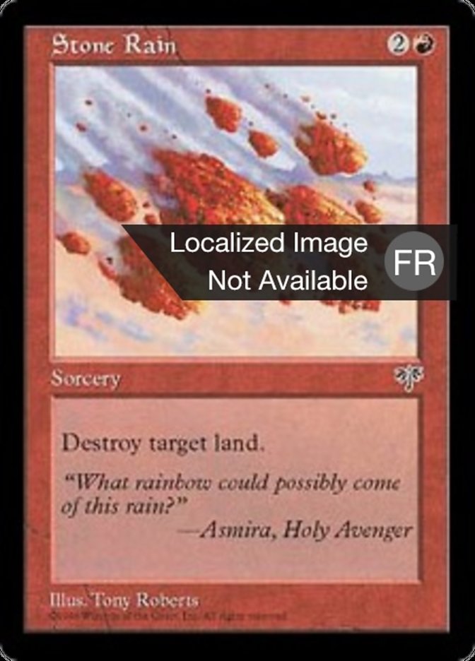 image Pluie de pierres