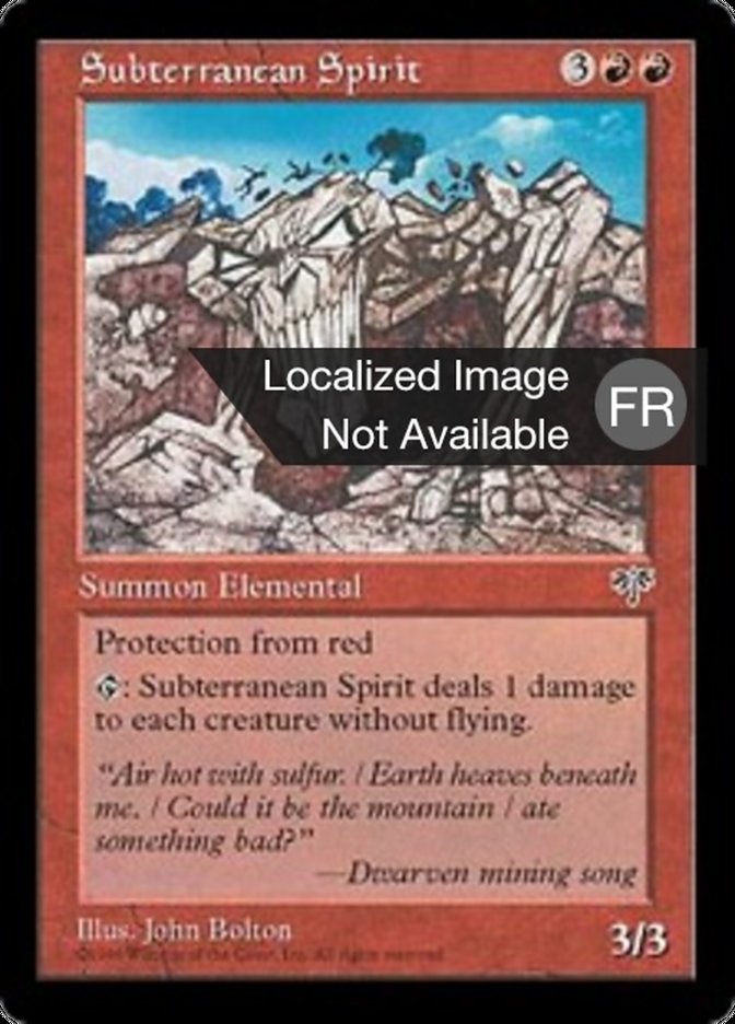 image Esprit souterrain