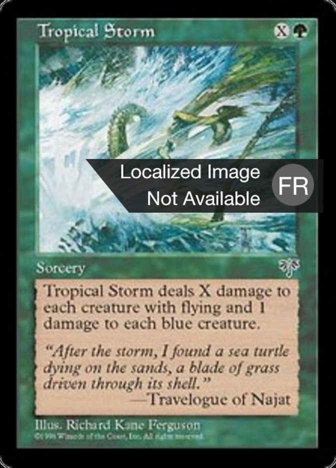 image Orage tropical