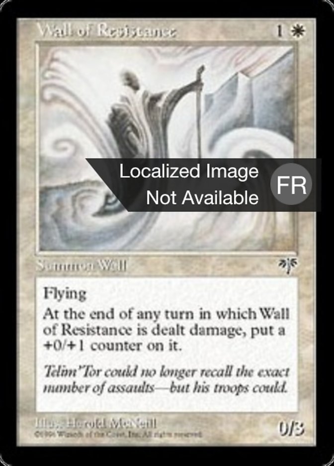 image Mur de résistance