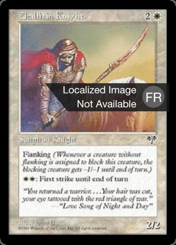 image Chevalier zhalfirin