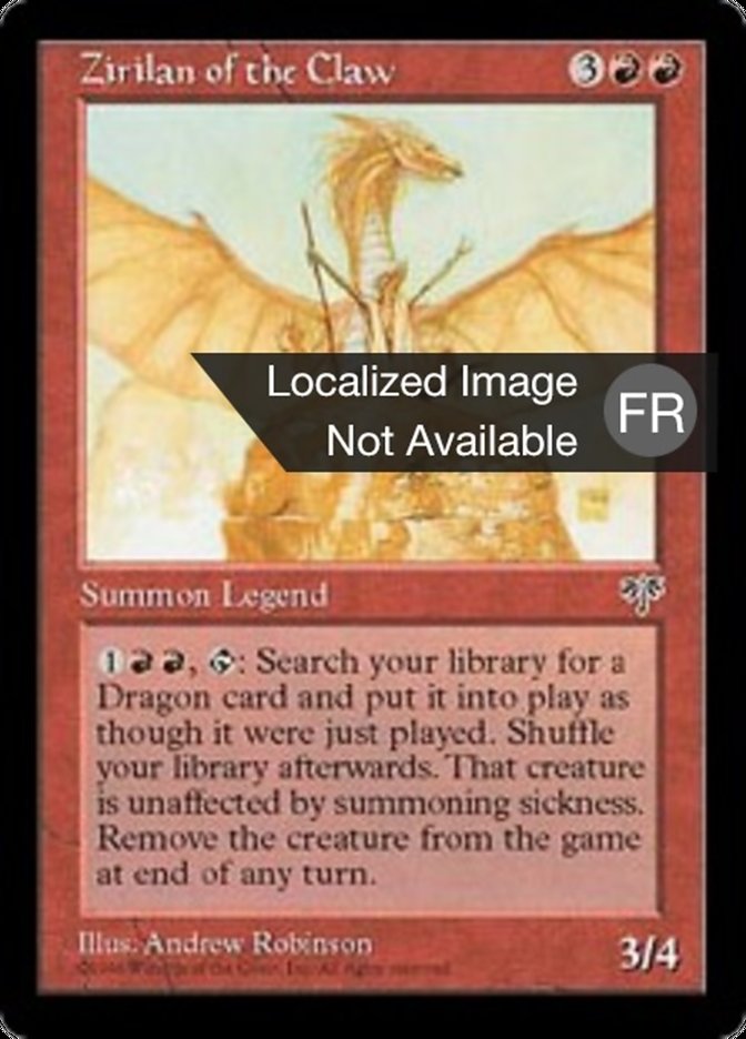 image Zirilàn de la griffe