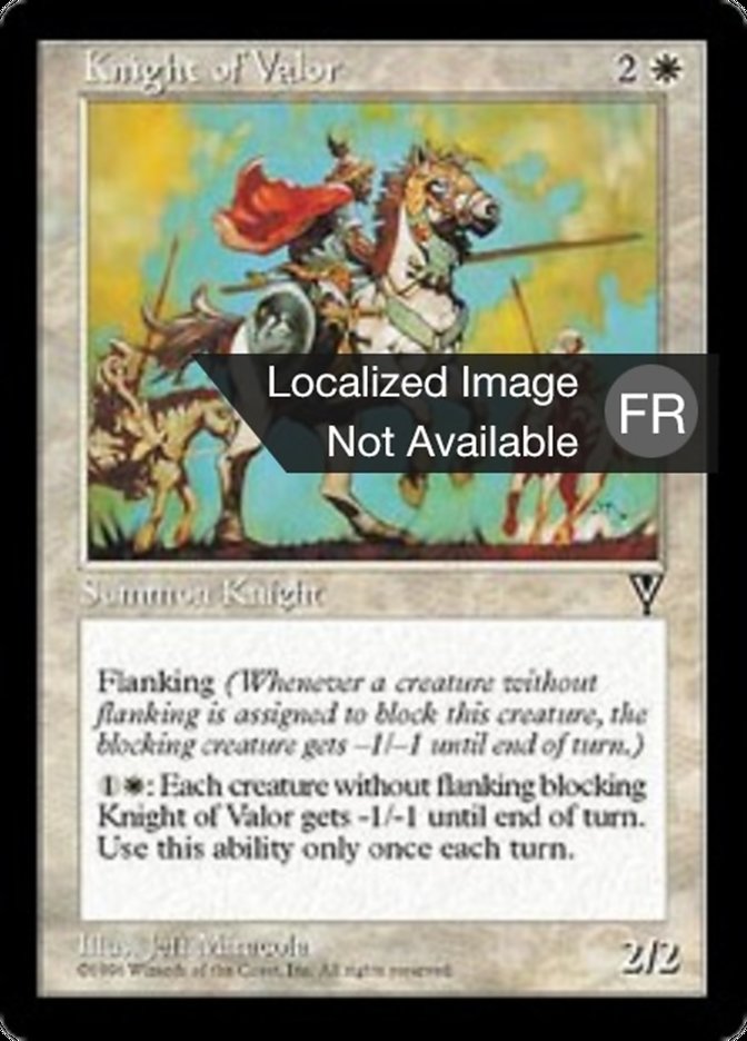 image Chevalier vaillant