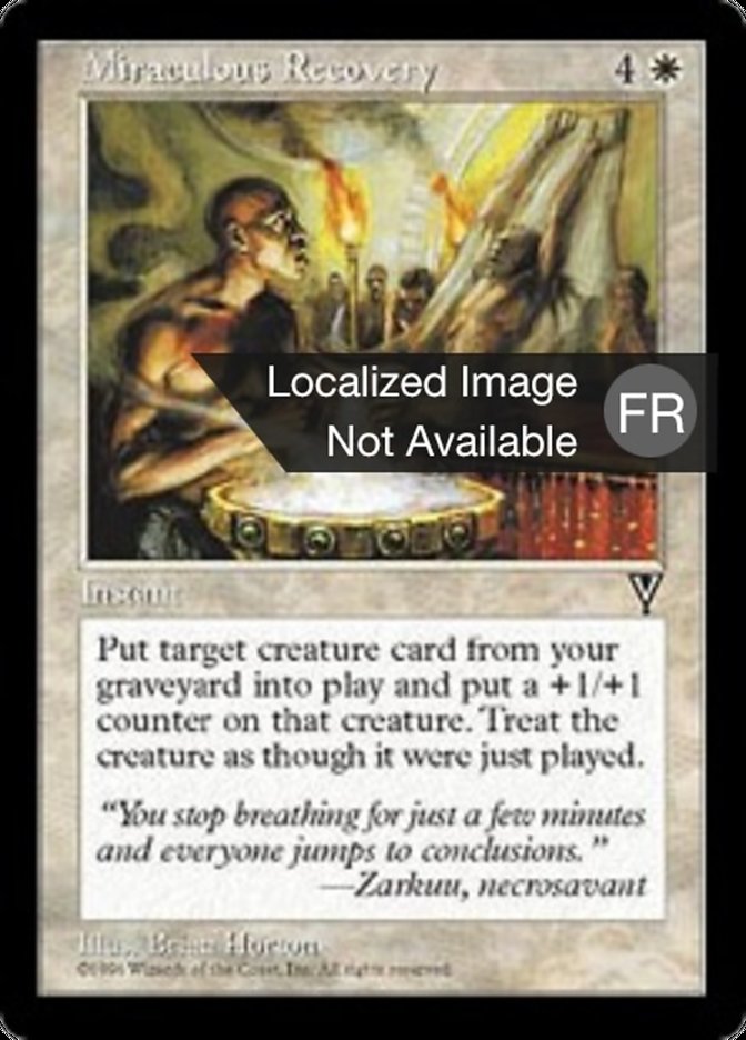 image Récupération miraculeuse