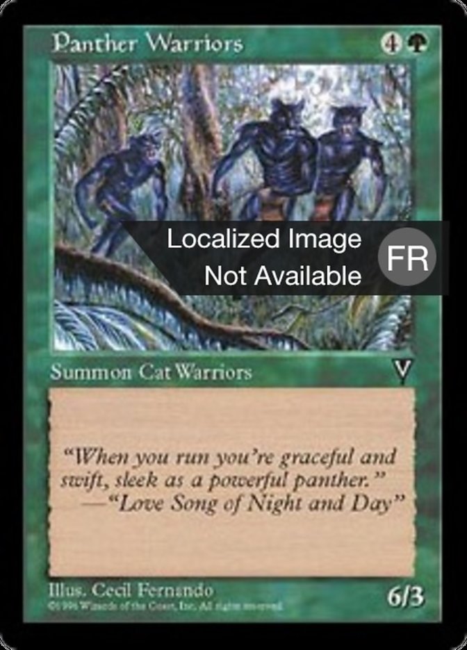 image Guerrières panthères