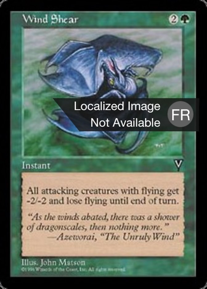 image Cisaillement du vent