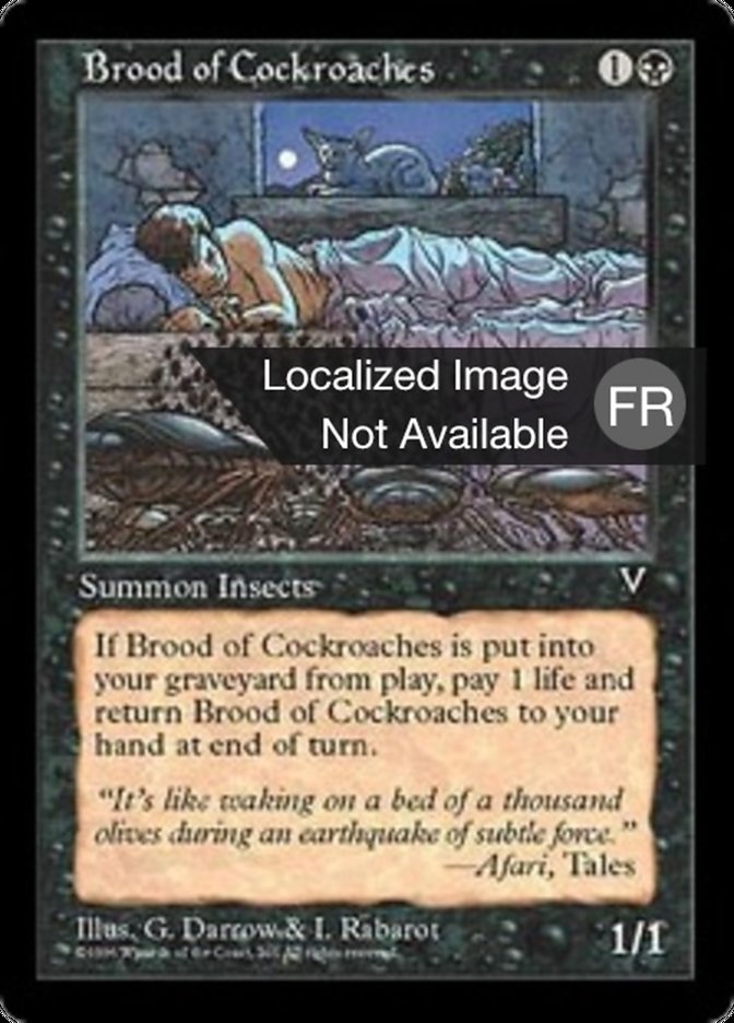 image Couvain de cafards