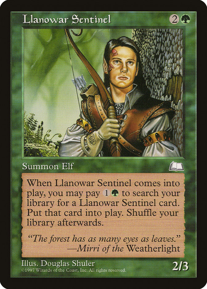 image Llanowar Sentinel