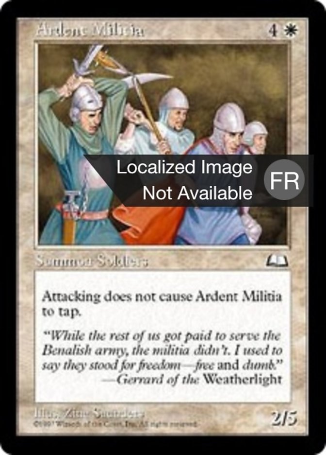 image Milice ardente