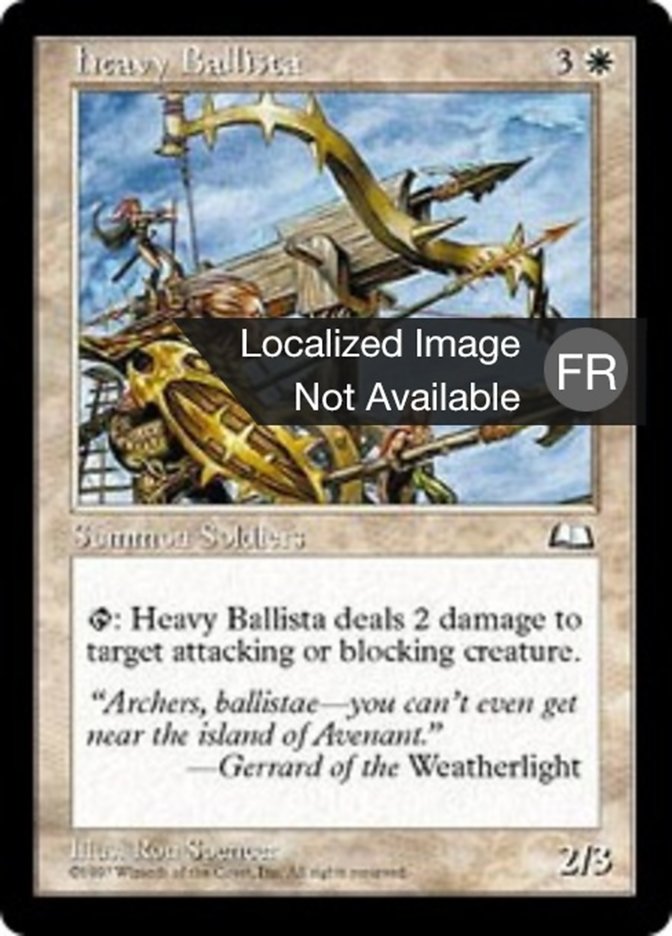 image Baliste lourde