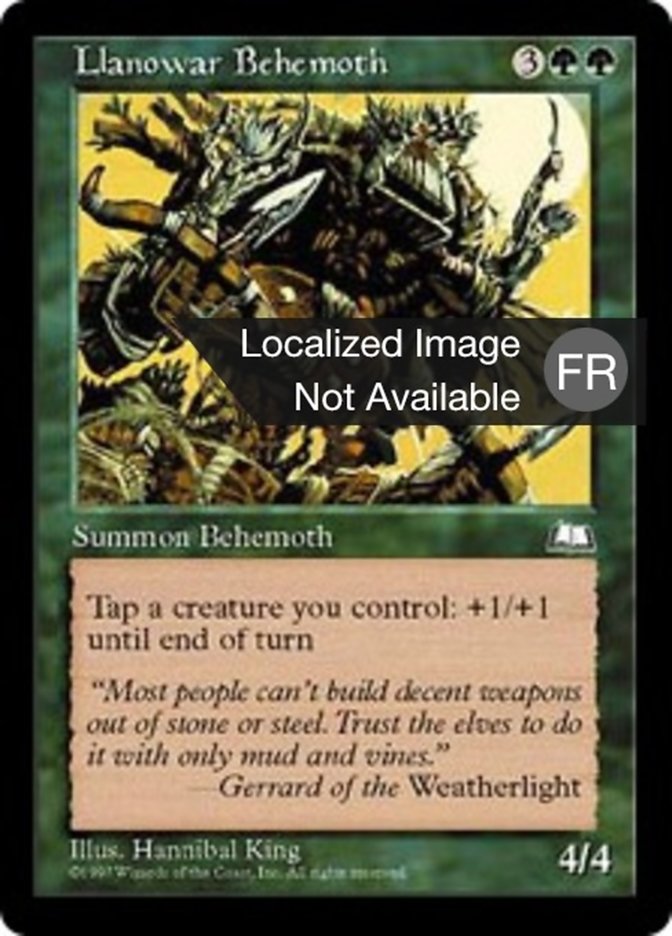 image Béhémoth de Llanowar