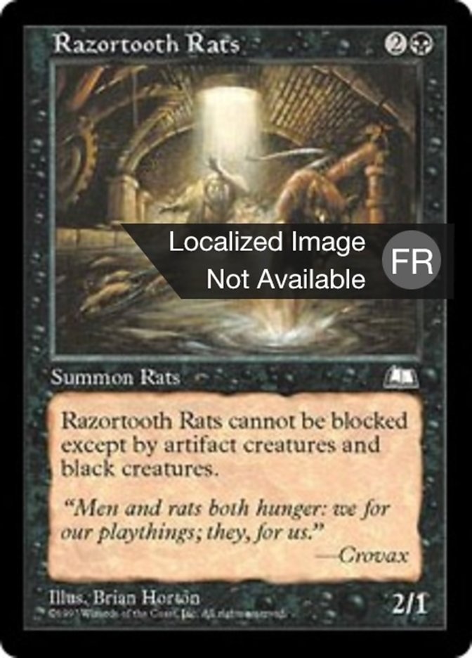 image Rats aux dents tranchantes