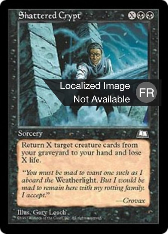 image Crypte fracassée