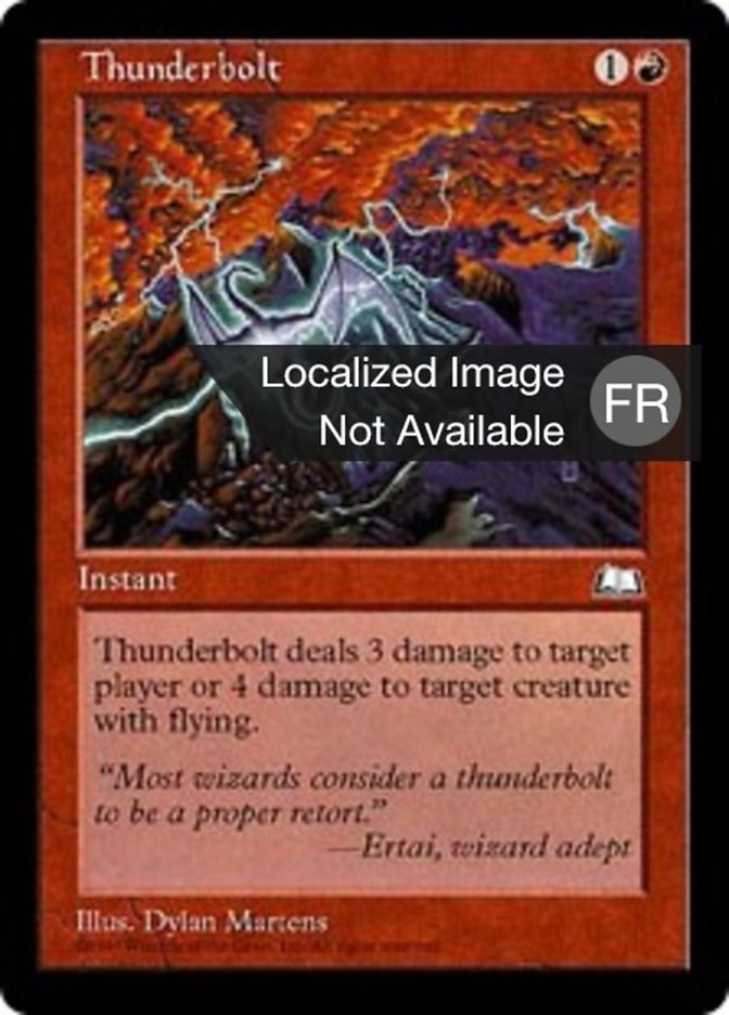 image Eclair foudroyant