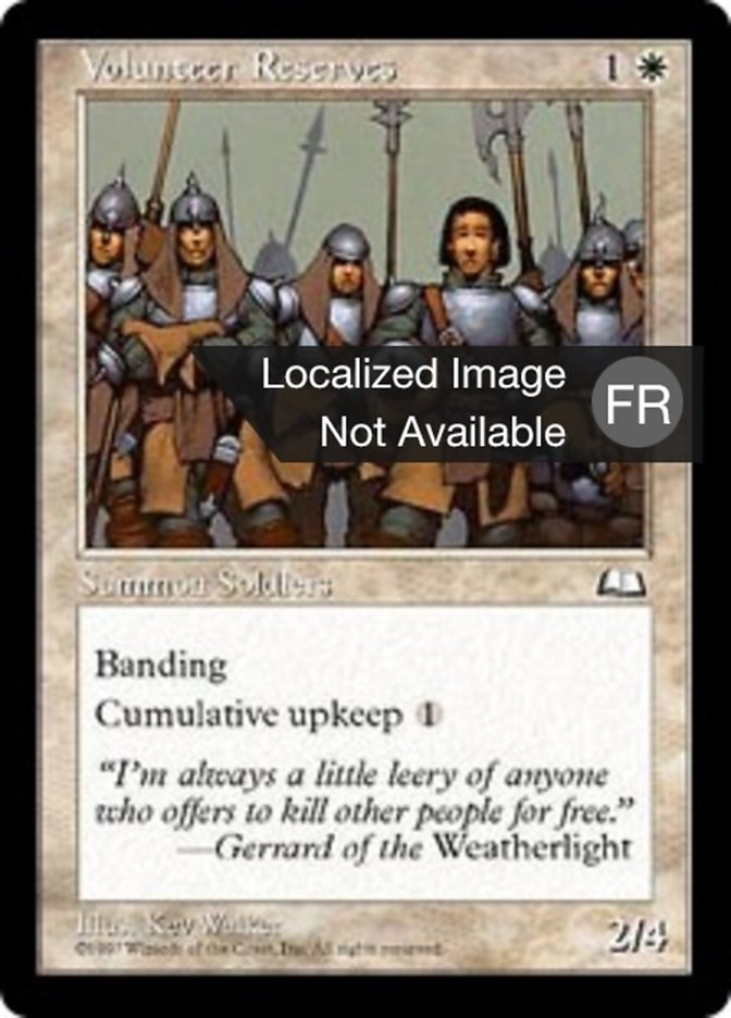 image Volontaires réservistes