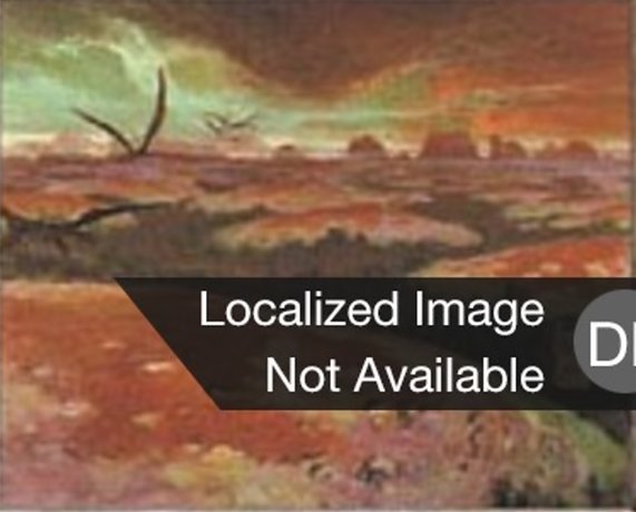 Zernarbtes Land