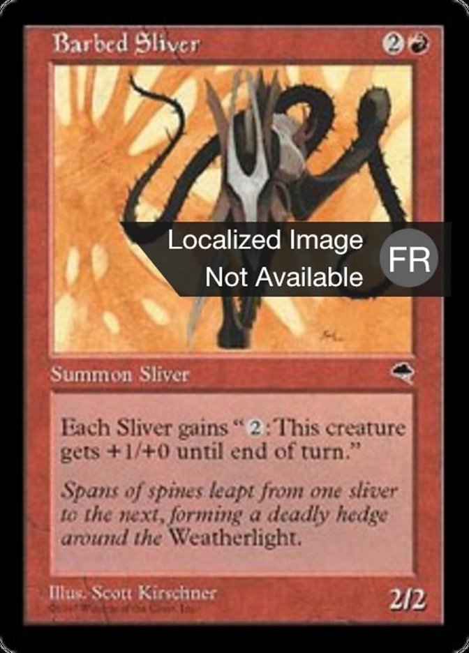 image Slivoïde barbelé