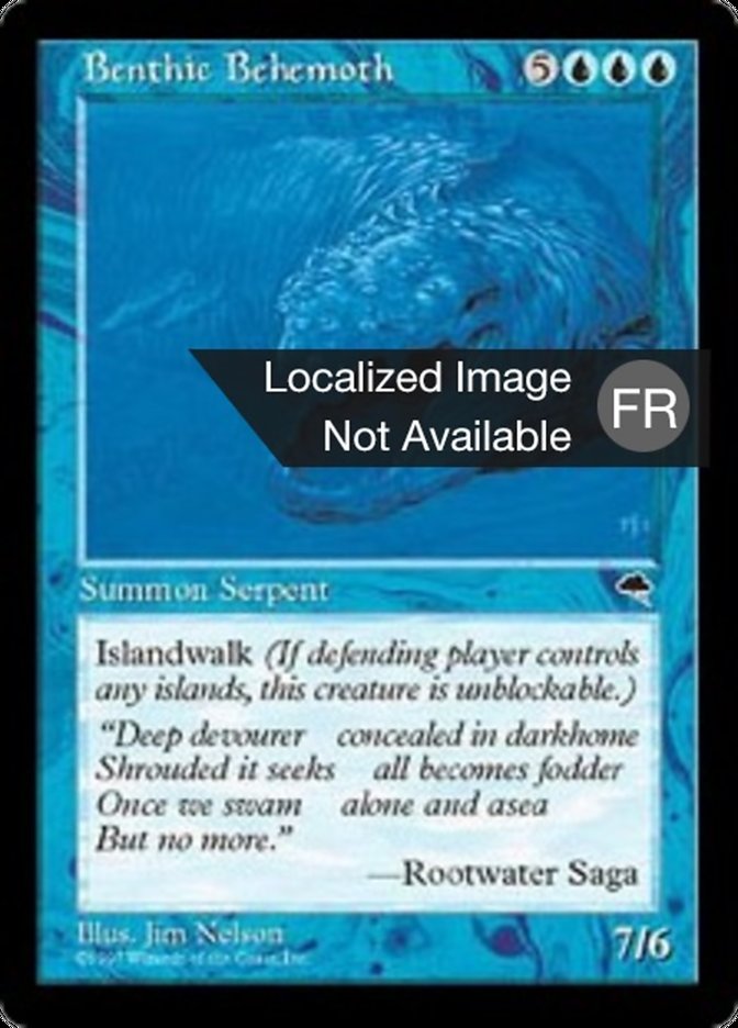 image Béhémoth benthique