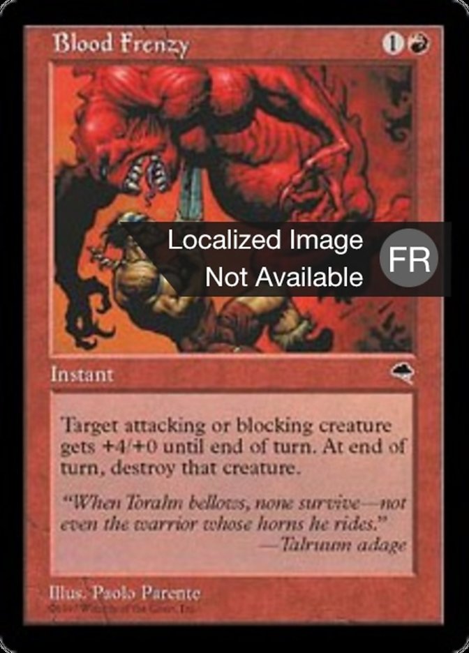 image Frénésie sanguinaire