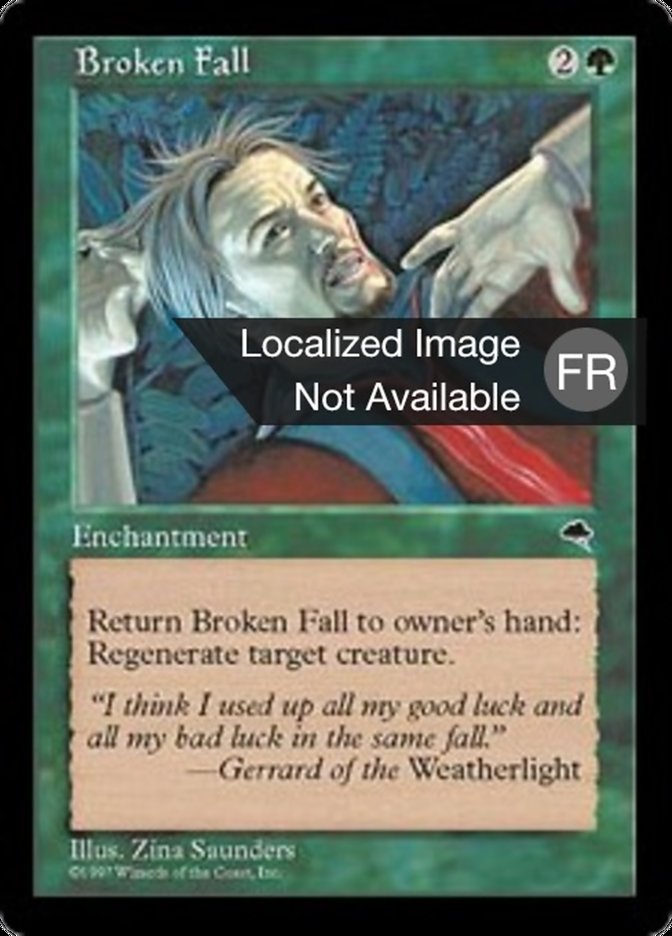 image Chute arrêtée