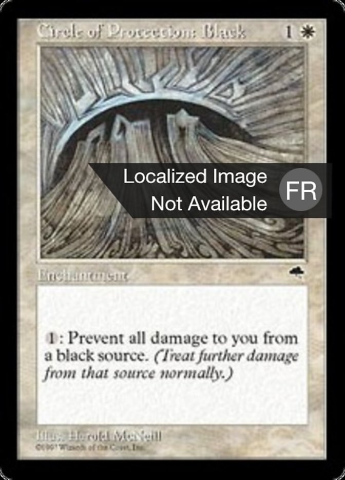 image Cercle de protection : noir