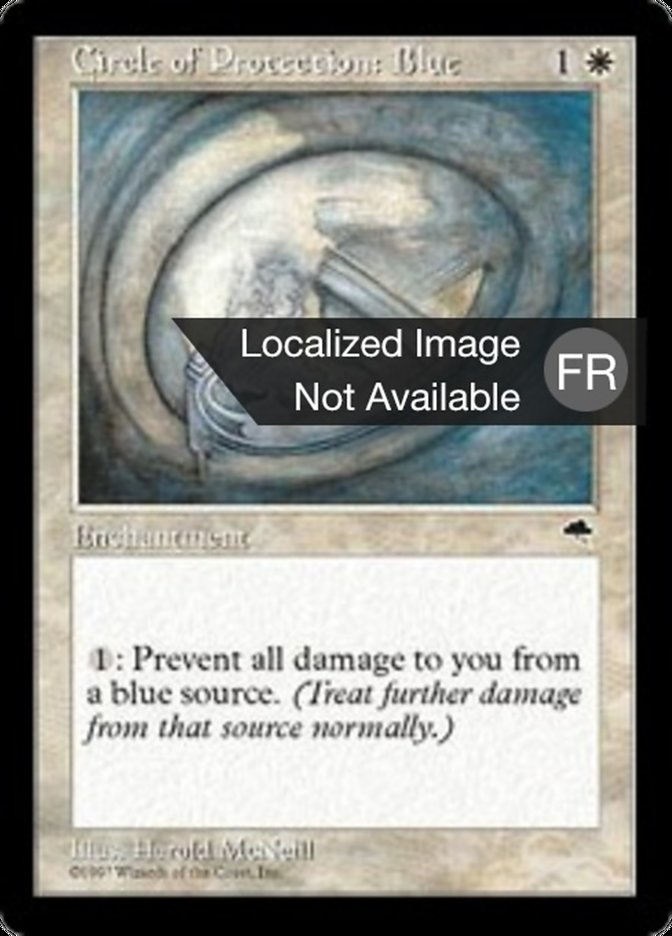 image Cercle de protection : bleu