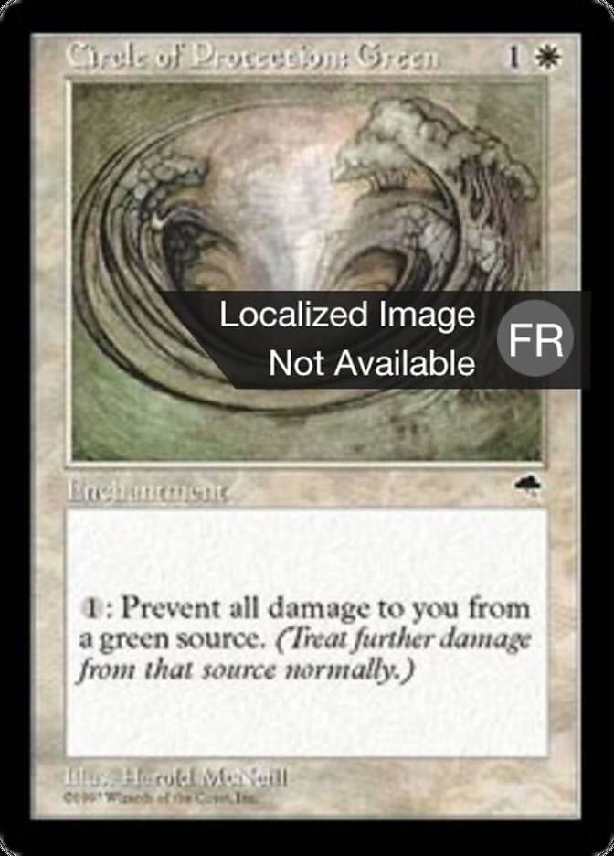 image Cercle de protection : vert