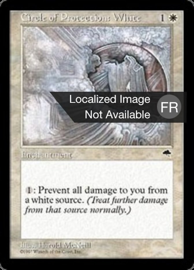 image Cercle de protection : blanc
