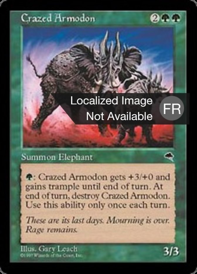 image Armodon affolé