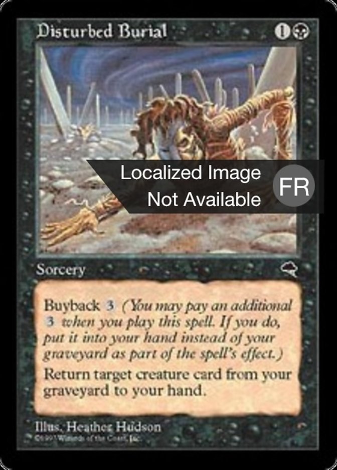 image Enterrement perturbé