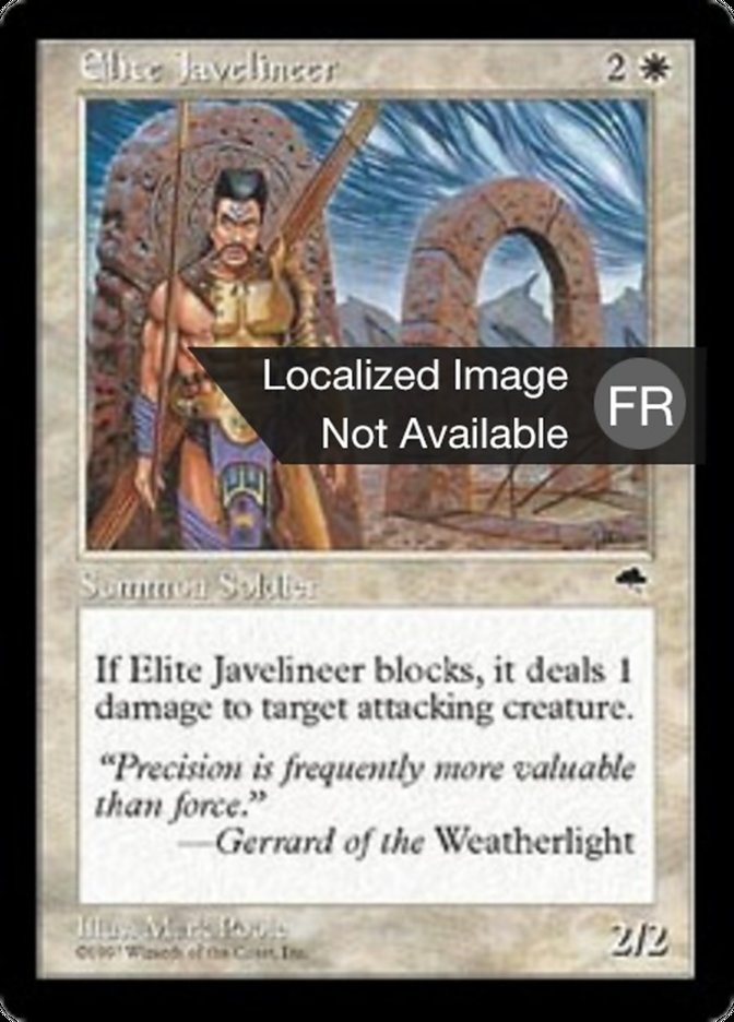 image Javelinier d'élite