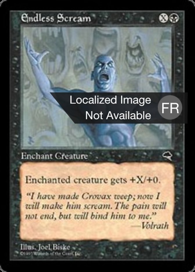 image Cri interminable