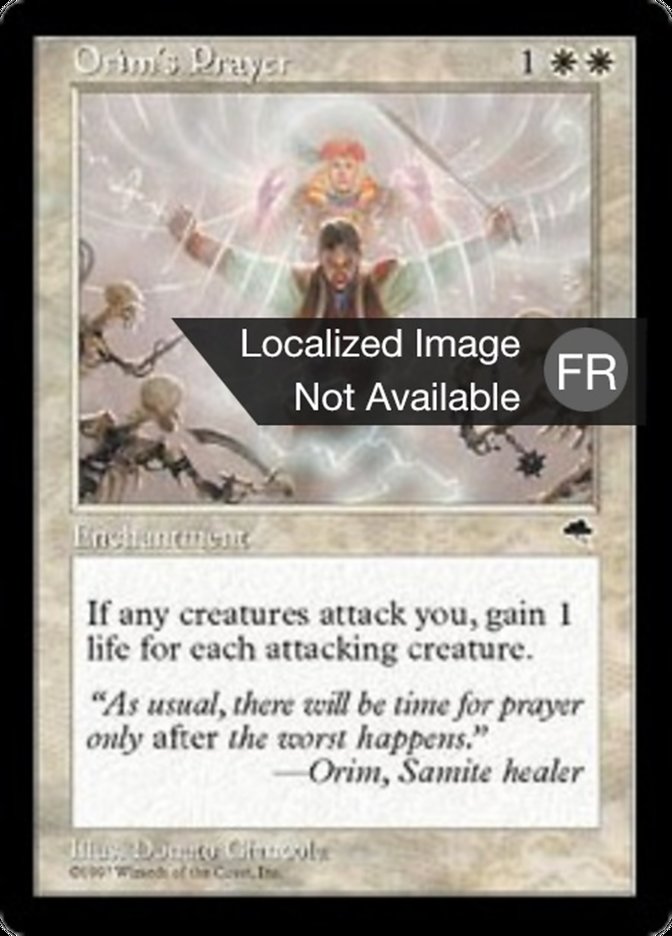 image Prière selon Orime