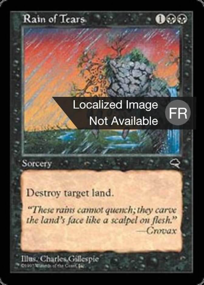 image Pluie de larmes