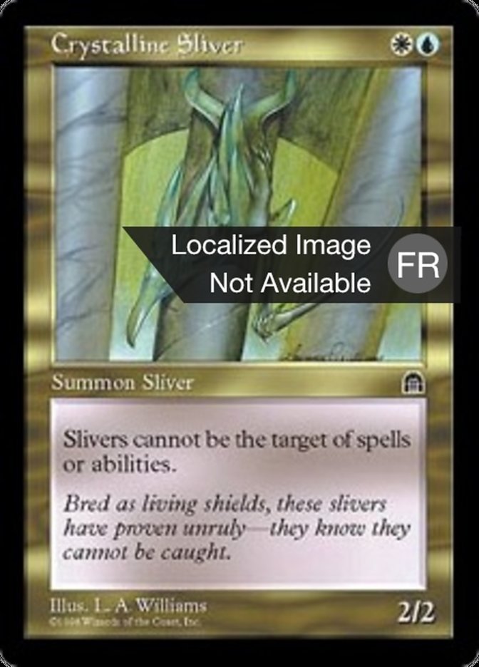 image Slivoïde cristallin