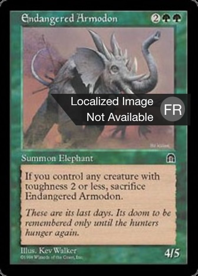 image Armodon menacé