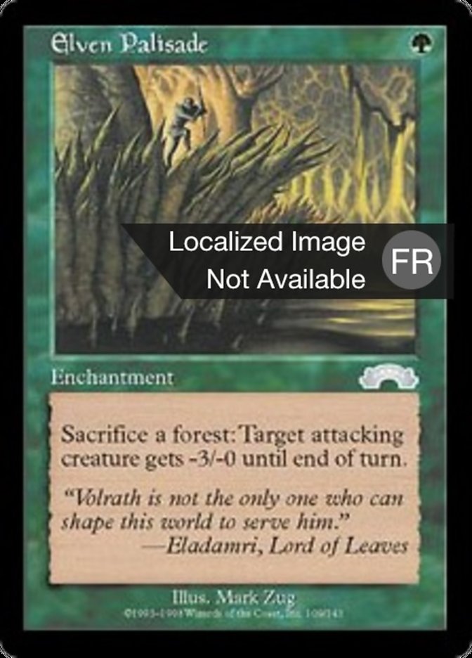 image Palissade elfique