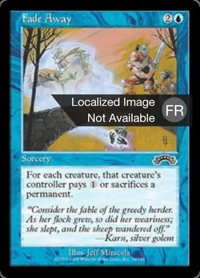 image Disparition progressive