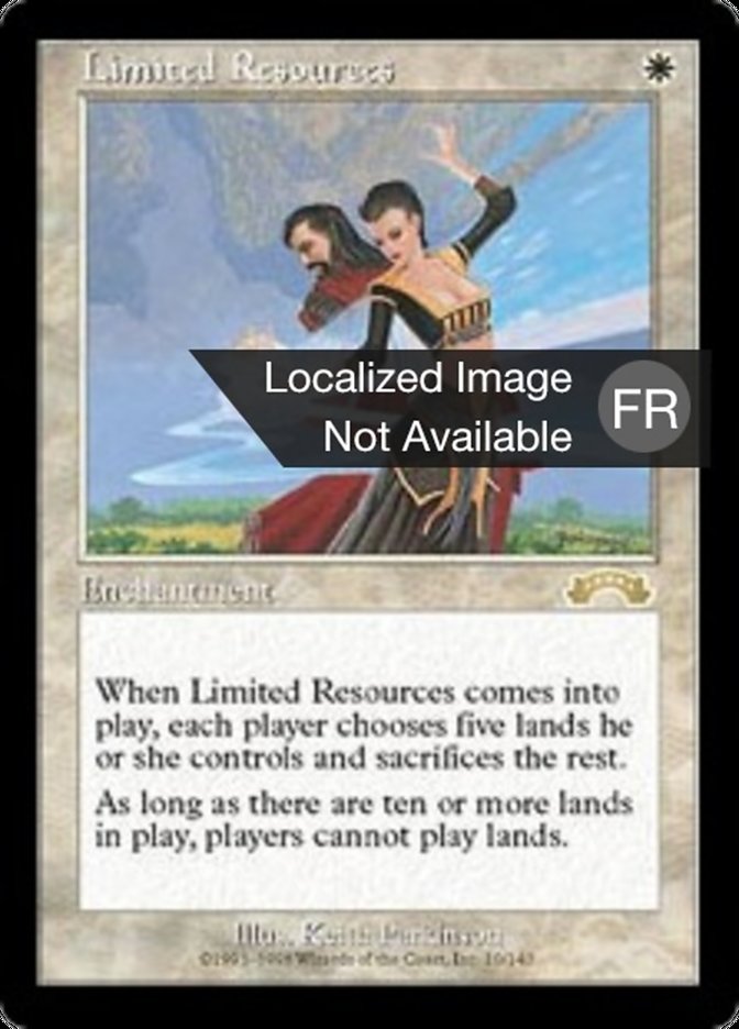 image Ressources limitées